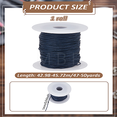 47~50 Yards Waxed Cotton Thread Cords YC-LP0001-06J-1