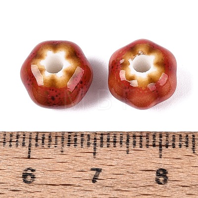 Vintage Handmade Porcelain Beads PORC-Q006-07J-1