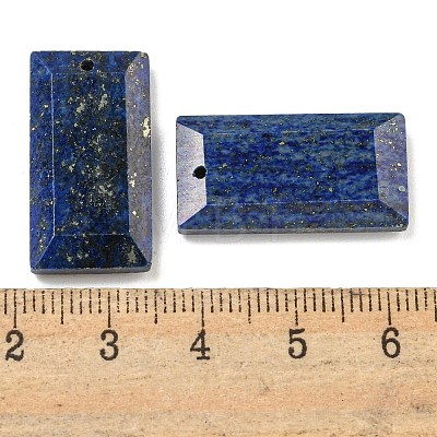 Dyed Natural Lapis Lazuli Pendants G-G123-03B-1