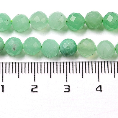 Natural Chrysoprase Beads Strands G-A097-A15-09-1