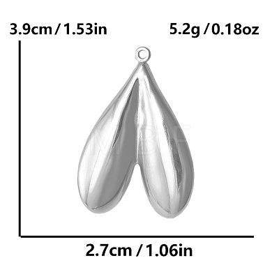 304 Stainless Steel Pendants PW-WG0695C-01-1