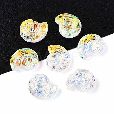 140Pcs Electroplate Glass Charms EGLA-T029-05B-1