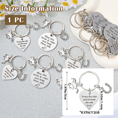 Western Style Alloy Keychains KEYC-SW00041-1