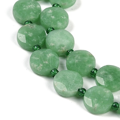 Natural Green Jade Beads Strands G-C116-A12-01-1