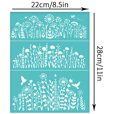 Self-Adhesive Silk Screen Printing Stencil DIY-WH0338-098-1