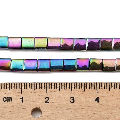 Electroplated Non-magnetic Synthetic Hematite Beads Strands G-G089-B02-02-1