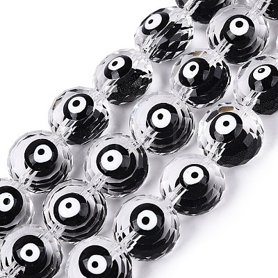 Glass Enamel Beads Strands GLAA-Q112-01A-01-1
