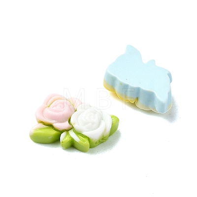 Macaron Color Opaque Resin Decoden Cabochons CRES-Q221-02I-1