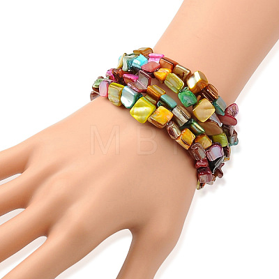 Wrap Bracelets BJEW-JB00300-08-1