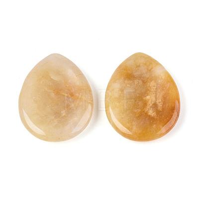 Natural Topaz Jade Worry Stones for Anxiety G-T144-13B-1