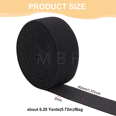 BENECREAT Nylon Flat Elastic Rubber Band EC-BC0001-52A-1