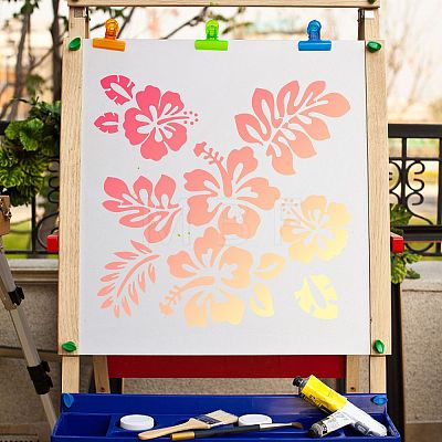 PET Plastic Drawing Painting Stencils Templates DIY-WH0244-068-1