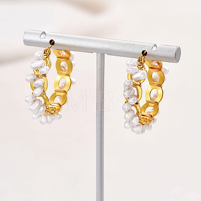 Stainless Steel Hoop Earrings for Women VK1430-2-1