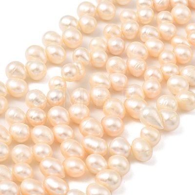 Natural Cultured Freshwater Pearl Beads Strands PEAR-I007-04E-02B-1