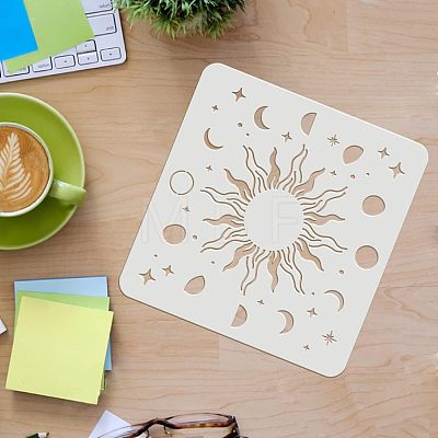 Plastic Reusable Drawing Painting Stencils Templates DIY-WH0172-385-1