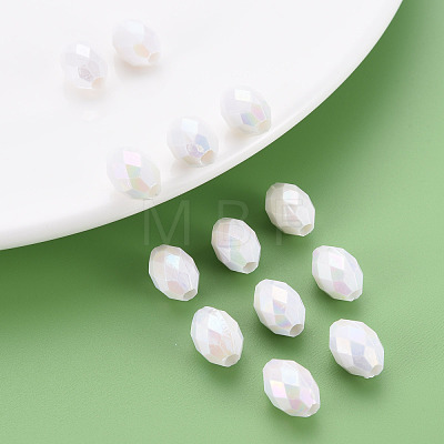Opaque Acrylic Beads TACR-S153-32I-09-1
