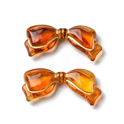 Imitation Amber Transparent Acrylic Beads X-MACR-D071-02A-1