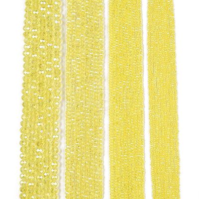 Electroplate Glass Beads Strands EGLA-A044-T2mm-B29-1