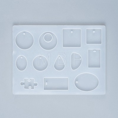 DIY Pendant Silicone Molds X-AJEW-P041-02-1