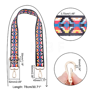 Polyester Bag Strap FIND-WH0064-81C-1