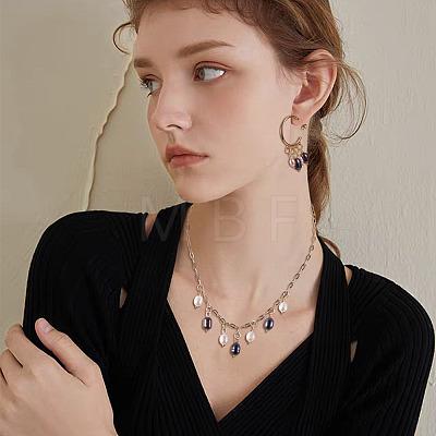 30Pcs 3 Styles Natural Freshwater Pearl Pendants PALLOY-TAC0306-1