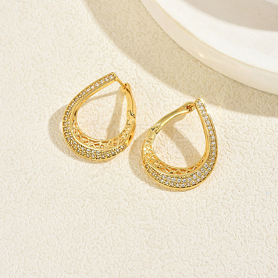 Brass Stud Earrings KY1239-1