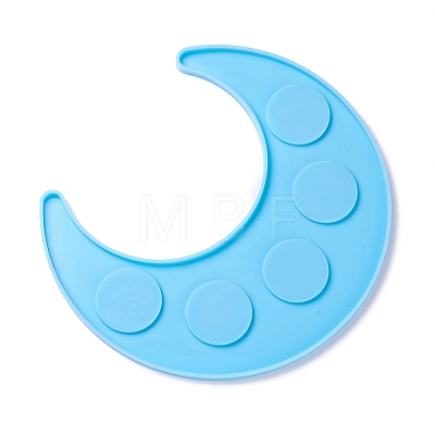 Moon DIY Shot Glass Serving Tray Silicone Molds DIY-M025-01-1