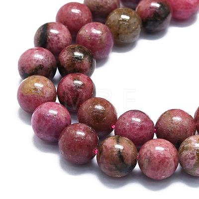 Natural Rhodonite Beads Strands G-K245-A11-05-1