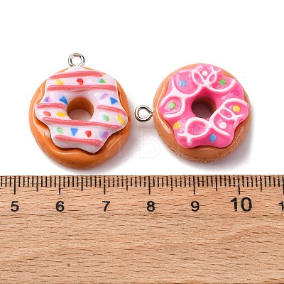 Opaque Resin Pendants CRES-D309-02P-1