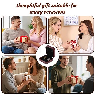 Plastic & PU Leather Jewelry Cufflink Boxes CON-WH0117-14A-1