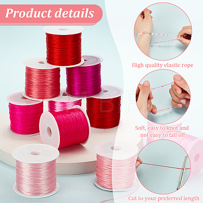   11 rolls 11 colors Flat Elastic Crystal String EW-PH0001-11-1