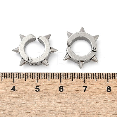 201 Stainless Steel Cuff Earring EJEW-C131-07P-1