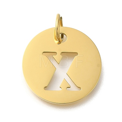 Ion Plating(IP) 304 Stainless Steel Pendants STAS-M074-01G-X-1