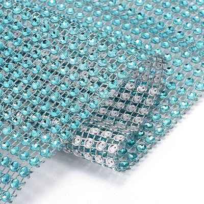 24 Rows Plastic Diamond Mesh Wrap Roll DIY-L049-05L-1