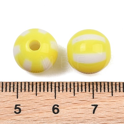 Opaque Acrylic Beads OACR-D314-07L-1