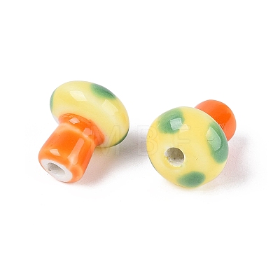 Handmade Porcelain Beads PORC-N012-03H-1