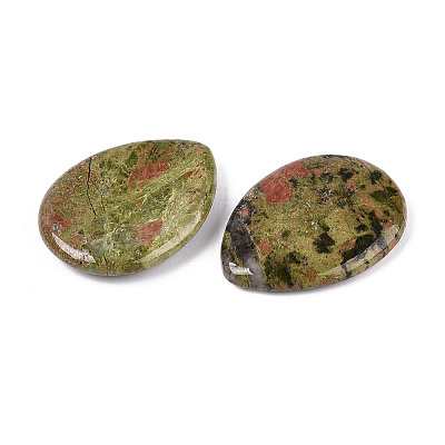 Natural Unakite Worry Stones for Anxiety G-T144-13G-1