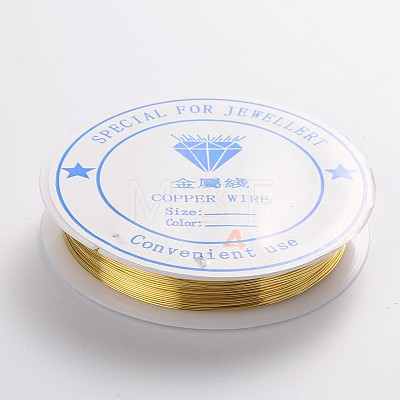 Round Copper Jewelry Wire CW0.4mm007-1