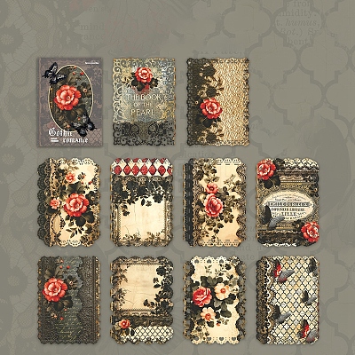 Beautiful Day Material Paper Gothic Romantic Series Scrapbook Paper Pad Sets PW-WG829A0-03-1