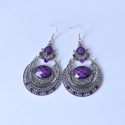 Bohemian Style Teardrop Alloy Dangle Earrings FS-WG803BC-04-1