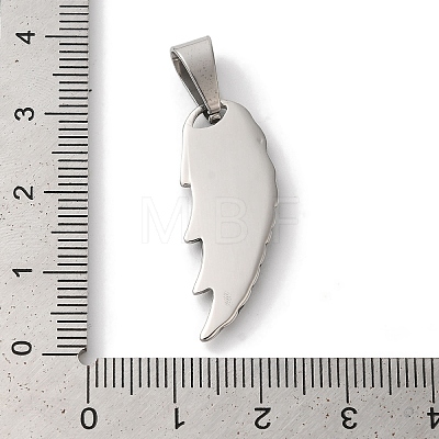 Ion Plating(IP) 304 Stainless Steel Pendants STAS-Z075-22AS-1