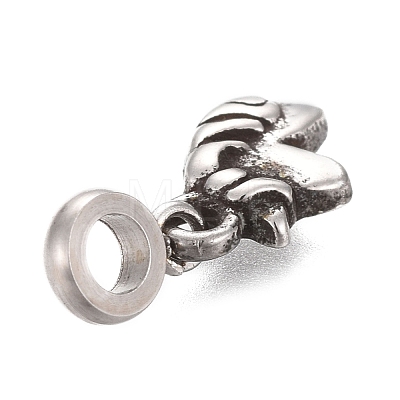 304 Stainless Steel Charms STAS-F259-039AS-1