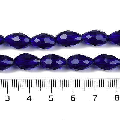 Transparent Imitation Jade Glass Beads Strands GLAA-N005-T4mm-D07-1