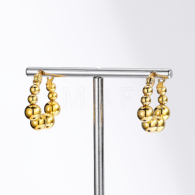 201 Stainless Steel Hoop Earrings for Women PB0537-1