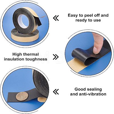 Strong Adhesion EVA Sponge Foam Rubber Tape TOOL-FH0001-08-06-1