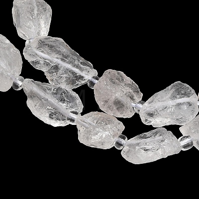 Natural Quartz Crystal Beads Strands GG-CBA0B77-A27-03-1