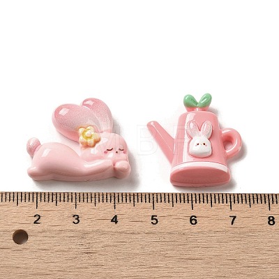 Opaque Resin Decoden Cabochons RESI-Z022-06-1