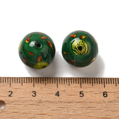 Handmade Lampwork Beads Strands LAMP-G162-08B-02-1