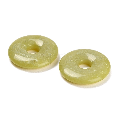 Natural Lemon Jade Pendants G-F831-A10-1