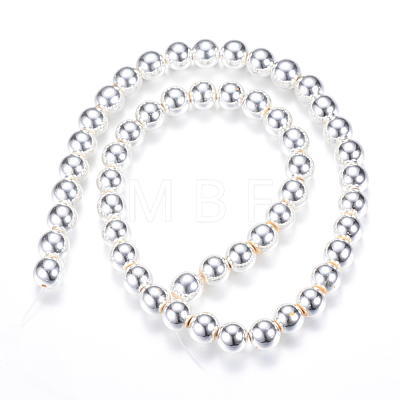 Electroplate Non-magnetic Synthetic Hematite Bead Strands X-G-Q466-2mm-02-1
